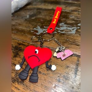 Bad Bunny keychain NWT